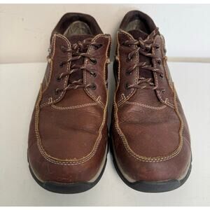 Clarks Men's Rampart Gortex Oxford Oxford Leather Size 13M Brown Lace Up